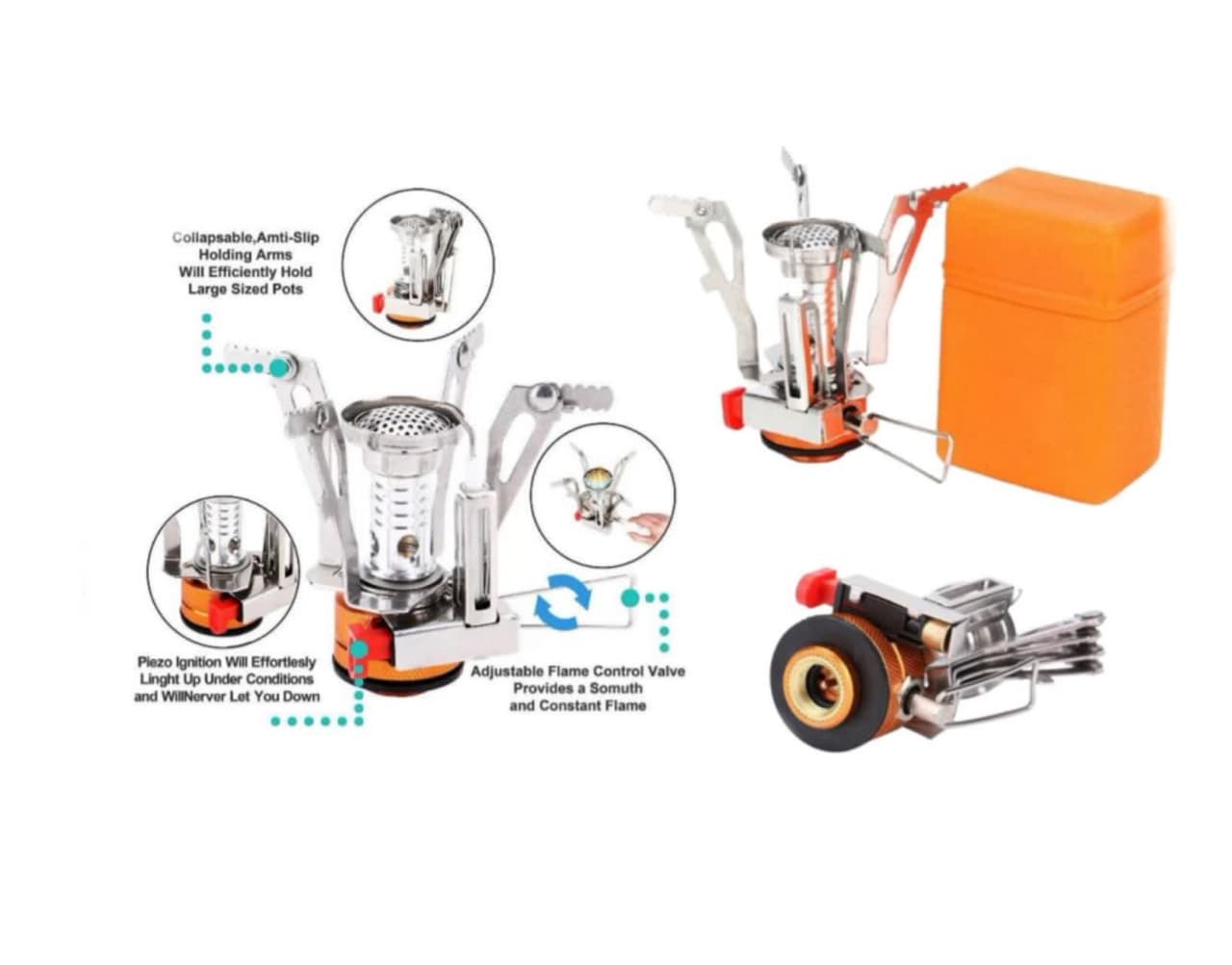 سر شعله چهار پر فندک دار